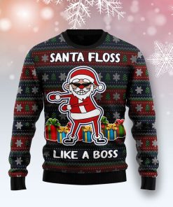Santa Floss Christmas Wool Sweater