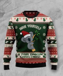 Australian Fair Dinkum Christmas Christmas Wool Sweater
