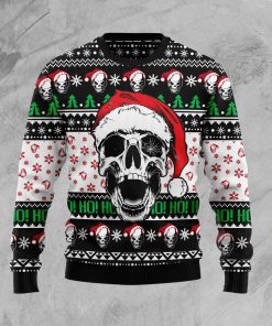 Skull Xmas Christmas Wool Sweater