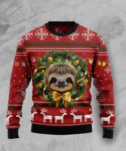 Merry Slothmas Christmas Wool Sweater
