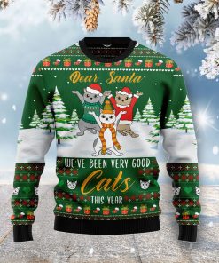 We‘re Been Very Good Cats This Year Christmas Wool Sweater