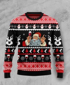 Red Wine Christmas Wool Sweater