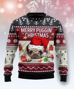 Merry Puggin‘ Christmas Christmas Wool Sweater