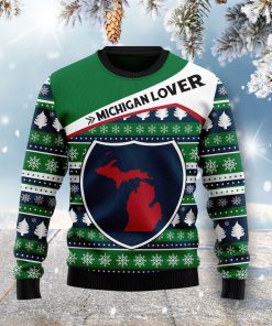 Michigan Lover Christmas Wool Sweater