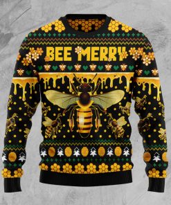 Bee Merry Christmas Wool Sweater