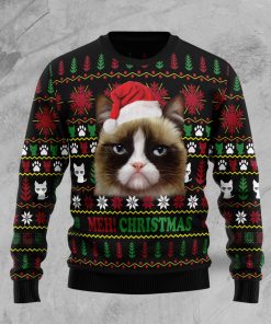 Grumpy Cat Meh! Christmas Wool Sweater