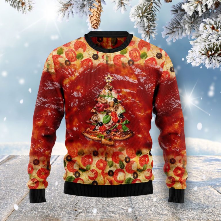 All I Want for Christmas is Pizza Christmas Wool Sweater