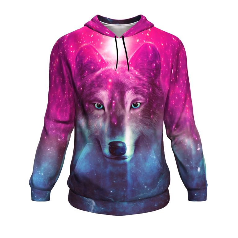 Wolf Is My Spirit Animal All-Over Printed Hoodie