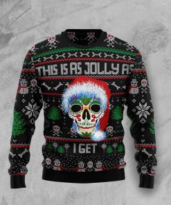 Sugar Skull Christmas Christmas Wool Sweater