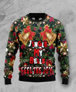 Jingle My Bells Feel The Joy Christmas Wool Sweater