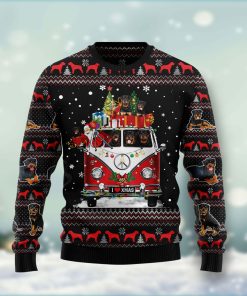 Rottweiler I Love Xmas Christmas Wool Sweater