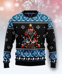 Happy Hockeyday Christmas Wool Sweater
