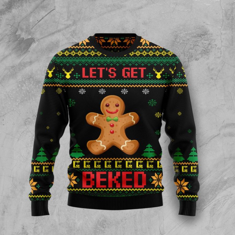 Let’s Get Baked Christmas Wool Sweater