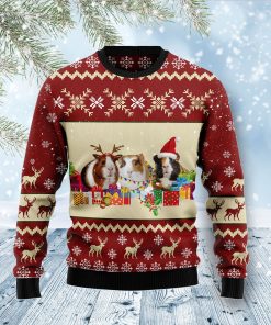 Guinea Pig Snow Christmas Wool Sweater