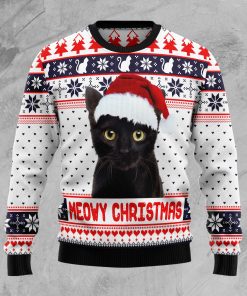 Meowy Christmas Christmas Wool Sweater
