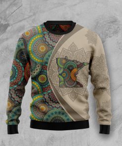 Minnesota Mandala Christmas Wool Sweater Minnesota Mandala Christmas Wool Sweater
