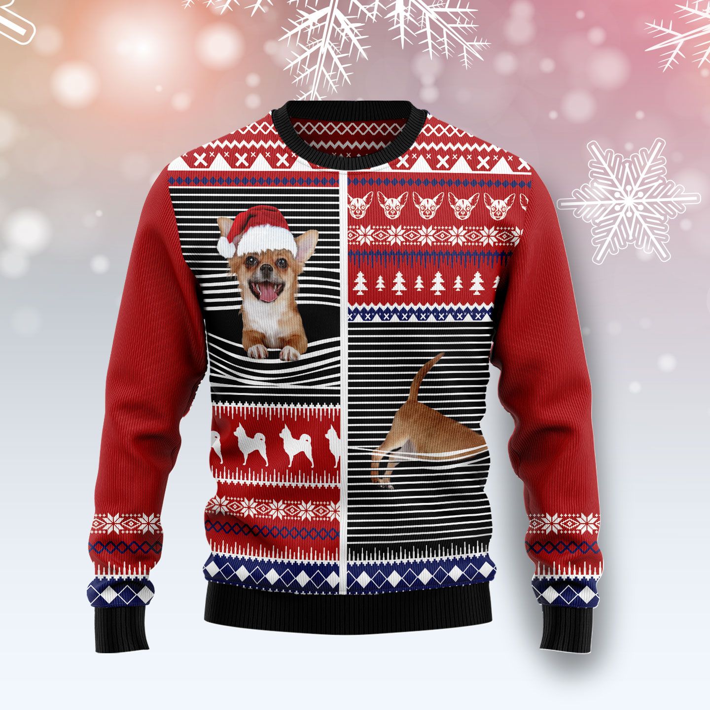 Lovely Cow Christmas Wool Sweater - RobinPlaceFabrics