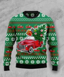 Pickup Truck Christmas Wool Sweater