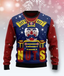 Let‘s Get Nuts Nutcracker Christmas Wool Sweater
