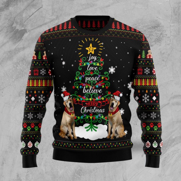 Labrador Retriever Christmas Wool Sweater
