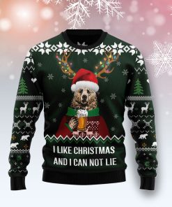 I Like Christmas And I Can Not Lie Christmas Wool Sweater I Like Christmas And I Can Not Lie Christmas Wool Sweater