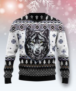 Awesome Wolf Christmas Wool Sweater