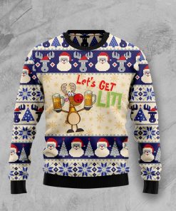 Beer Christmas Wool Sweater Beer Christmas Wool Sweater