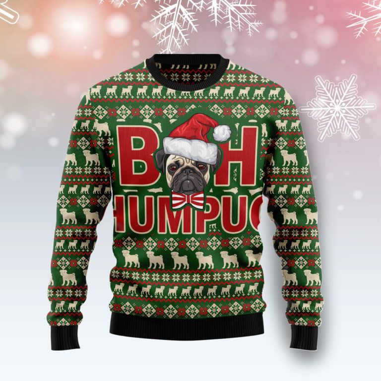 Bah Humpug Christmas Wool Sweater
