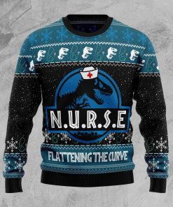 Nurse Trex Christmas Wool Sweater