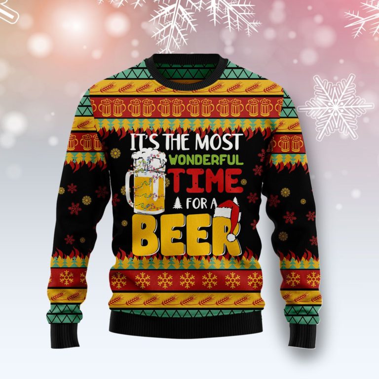 Beer Season Christmas Wool Sweater