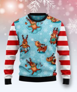Reindeer Cute Christmas Wool Sweater