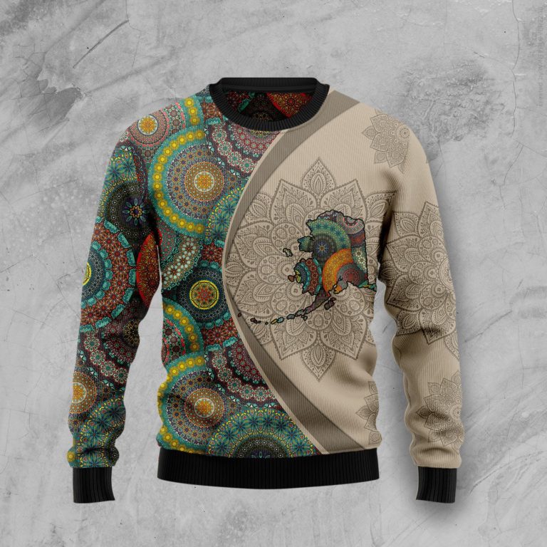 Alaska Mandala Christmas Wool Sweater