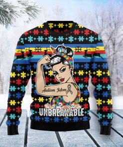 Autism Mom Christmas Wool Sweater