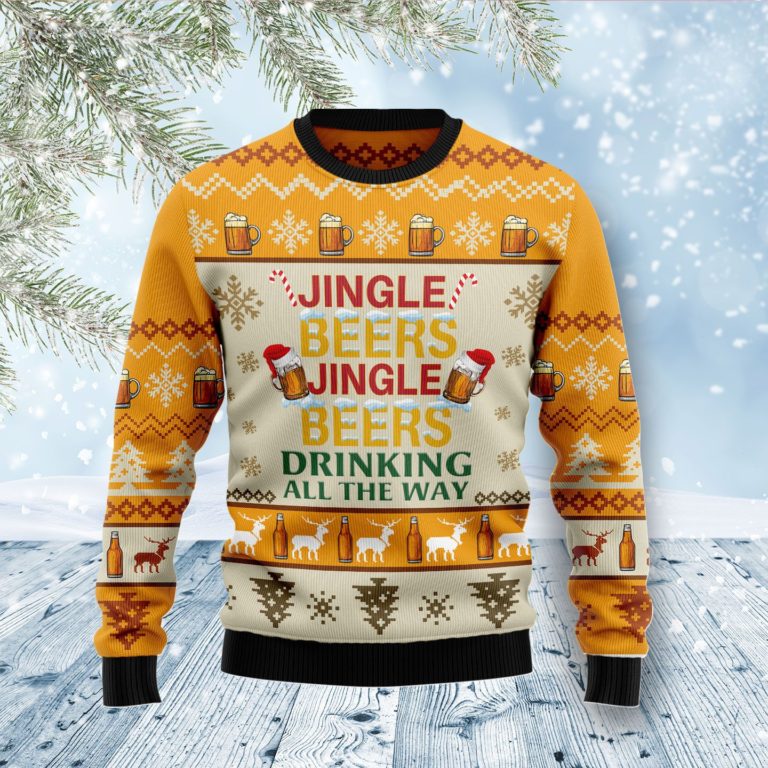 Jingel Beer Christmas Wool Sweater