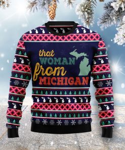 That Woman From Michigan Christmas Wool Sweater