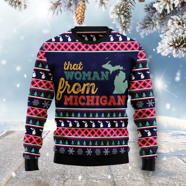 That Woman From Michigan Christmas Wool Sweater