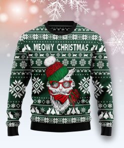 Meowy Christmas Christmas Wool Sweater