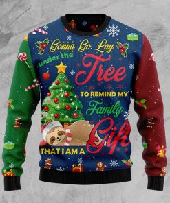 Sloth Gift Christmas Wool Sweater