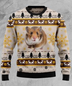Hamster Cute Christmas Wool Sweater