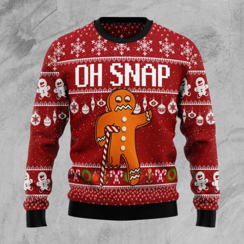 oh snap christmas sweater womens