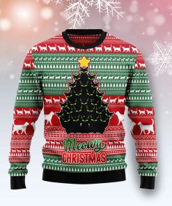 Black Cat Meowy Christmas Christmas Wool Sweater Black Cat Meowy Christmas Christmas Wool Sweater