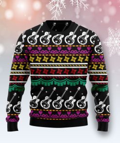 Guitar Christmas Christmas Wool Sweater
