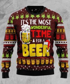 Time For Beer Christmas Wool Sweater