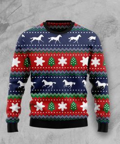 Amazing Horses Christmas Wool Sweater