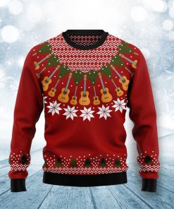 Guitar Lover Christmas Wool Sweater