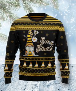 Bee Kind Gnome Christmas Wool Sweater