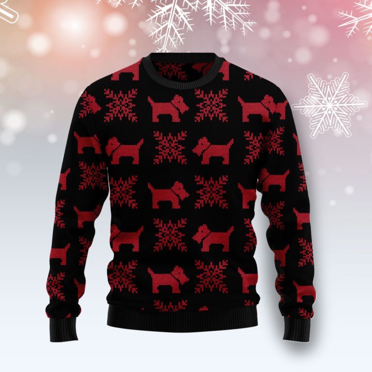 Scottish Terrier Christmas Christmas Wool Sweater