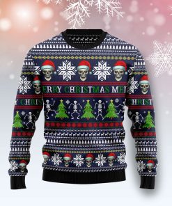 Skull Christmas Christmas Wool Sweater