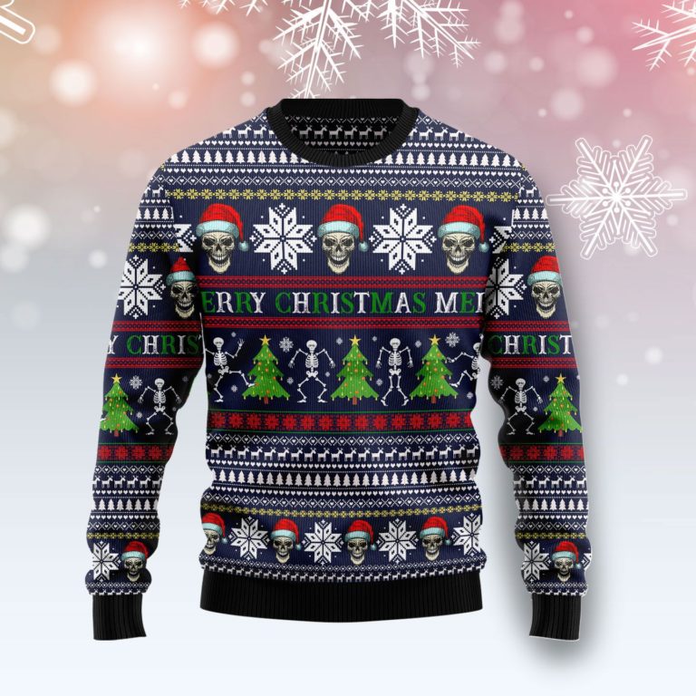 Skull Christmas Christmas Wool Sweater