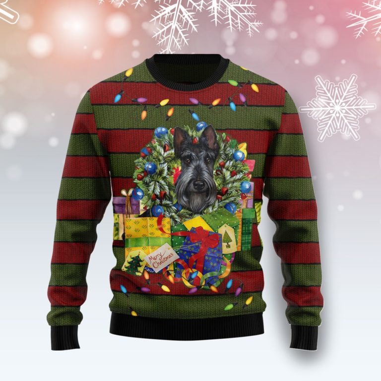 Yorkshire Terrier Gift Xmas Christmas Wool Sweater